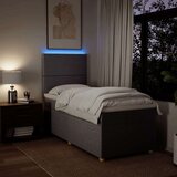 vidaXL Box spring postelja z vzmetnico taupe 80x200 cm blago, (21292058) | Shoptok.si