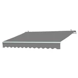 Zglobna tenda (Svijetlosive boje, Širina: 2 m, Izvlačenje: 1,5 m)