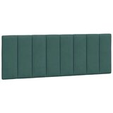 vidaXL Postelja z vzmetnico temno zelena 140x190 cm žamet | Shoptok.si