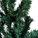  Ozka umetna polovična novoletna jelka s stojalom zelena 210 cm, (20611384) | Shoptok.si