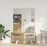  Vrata za pse s postoljem 2 pcs Hrast sonoma 100 x 60 cm | shoptok.hr