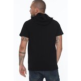 Dewberry T8570 HOODED MEN'S T-SHIRT-BLACK | shoptok.hr