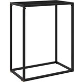 vidaXL konzolni stol crni 60 x 35 x 75 cm od kaljenog stakla Cijene