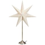 Markslöjd 705310 - Božićna dekoracija BAROQUE 1xE14/25W/230V 65 cm bela/hrom | Eponuda.com