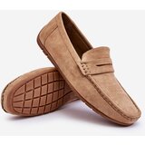 Boto marka niezdefiniowana Men's Suede Moccasins Beige Wesley | Shoptok.si