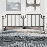  Metalno zamjensko uzglavlje crno 150 cm | shoptok.hr