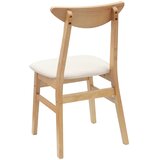  Trpezarijske stolice 2 pcs Prirodna 42 x 47.5 x 81 cm | Eponuda.ba