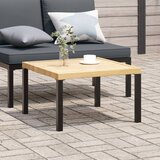 vidaXL Vrtna klubska mizica črna 65x65x40 cm aluminij Cene