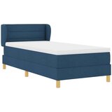  s opruga kutije s madracem Plava 100 x 200 cm tkanina | shoptok.hr