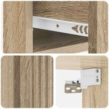  Noćni ormarić za montažu na zid s ladicama 2 pcs Hrast sonoma | shoptok.hr