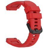 INF Silikonski pašček za uro 20 mm, združljiv z Amazfit T-Rex 3 Pro (44 mm) - različne barve Red, (5000116462) | Shoptok.si