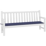  Jastuk za vrtnu klupu modri 200x50x4 cm od tkanine Oxford | shoptok.hr