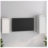  TV omarica 2 kosa bela trdna borovina | Shoptok.si