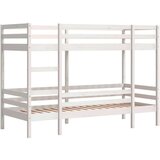 vidaXL Dnevna postelja bela 90x190 cm trdna borovina | Shoptok.si