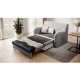 ELTAP Plava/svijetlo siva baršunasti sklopiva sofa 130 cm Ario – | shoptok.hr