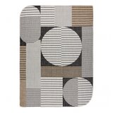 RugsX ORGANIC 2769 sisal preproga Geometric ecru / črna – naravna, moderna nepravilna oblika 160x220 cm, (5000176059) | Shoptok.si