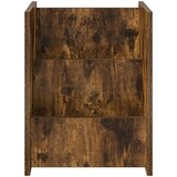  Polica za časopise s policom Dimljeni hrast 35 x 35 x 45 cm | shoptok.hr