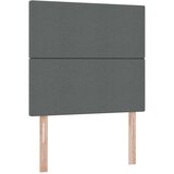  LED krevet za pohranu s madracem Tamnosiva 90 x 190 cm Tkanina | shoptok.hr