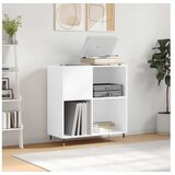 vidaXL Omarica za gramofonske plosce bela 84,5x38x89 cm inze | Shoptok.si