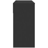  Toaletni stolić s ogledalom crni 80x39x80 cm | shoptok.hr