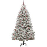  Umjetno božićno drvce Zelena i bijela 270 cm PVC i metal | shoptok.hr