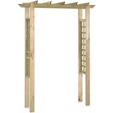  Obok za vrtnice 150x60x204 cm impregnirani les, (20758665) | Shoptok.si
