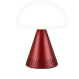 Lexon MINA L AUDIO prijenosna lampa s bluetooth zvučnikom TAMNO CRVENA | shoptok.hr