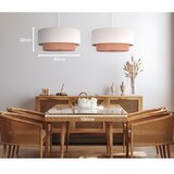  Duolla - Luster na sajli BOHO 2xE27/15W/230V bež/braon | Eponuda.com