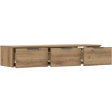  Zidni ormarić Artisan hrast 102x30x20 cm izrađeno drvo | shoptok.hr