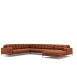 Cosmopolitan Design Opečnato oranžna kotna sedežna garnitura (levi kot) Bali – | Shoptok.si