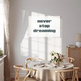 Slika - Never Stop Dreaming (1 Part) Wide 60x40 Premium Print | shoptok.hr