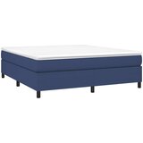  Krevet s oprugama i madracem plavi 160x200 cm od tkanine | shoptok.hr