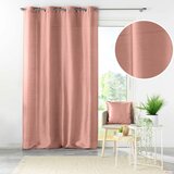 Douceur d intérieur Rožnata zavesa iz mikrosatena 140x240 cm Shana – | Shoptok.si
