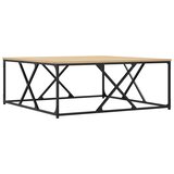  Stolić za kavu boja hrasta 100 x 100 x 40 cm konstruirano drvo | shoptok.hr