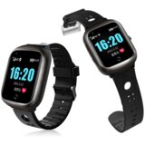 INF Pametna ura - določanje položaja GPS, spremljanje srčnega utripa in spanja, video klic, IP67 Black, (21236396) | Shoptok.si