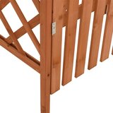 vidaXL Pergola z vrati 116x40x204 cm trden les jelke | Shoptok.si