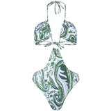 Trendyol ethnic patterned cut out detailed swimsuit Cene