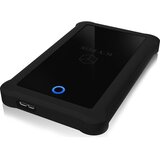 Icybox Kućište za tvrdi disk IB-233U3-B, 1x SATA III 2.5" na 1x USB 3.0, silikonsko, vanjsko | shoptok.hr