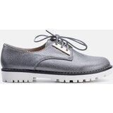 Gemre Gray shiny children's oxfords Runa | Shoptok.si