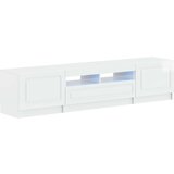 5-dijelni LED TV ormarić Bijela visokog sjaja Konstruirano drvo - Bijela visokog sjaja 81 cm | shoptok.hr