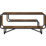  TV stalak 98 x 36 x 45 cm Dimljeni hrast Konstruirano drvo | shoptok.hr