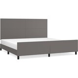  Okvir za krevet s uzglavljem sivi 200x200 cm od umjetne kože | Eponuda.com