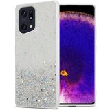 Cadorabo Ohišje, združljivo z Oppo FIND X5 PRO in prozorna z bleščicami - Zaščitni ovitek iz prožnega silikona TPU s svetlečimi bleščicami, (20860370) | Shoptok.si