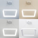  Brilagi - LED prigušiva luster na sajli FALCON SLIM LED/50W/230V 50x50 cm bela + daljinski upravljač | Eponuda.com