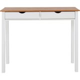 Støraa Belo-rjava delovna miza iz borovega lesa Støraa Gava, dolžina 100 cm | Shoptok.si