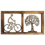 Signes Grimalt Kipci in figurice Stenski Ornament Figura S/Kolo In Drevo Kostanjeva | Shoptok.si