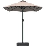  Vrtni suncobran Sivo-smeđa 385 x 209 x 244 cm Poliester | shoptok.hr