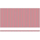  Skrovita tenda Crvena i bijela 600 × 350 cm Tkanina i Aluminij | shoptok.hr