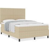  Postelja s podjemom z vzmetnico svetlo zeleno sivo 140x200 cm kordurojska tkanina, (22083517) | Shoptok.si