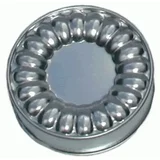 Rebrast kovinski modul za pecivo 12cm